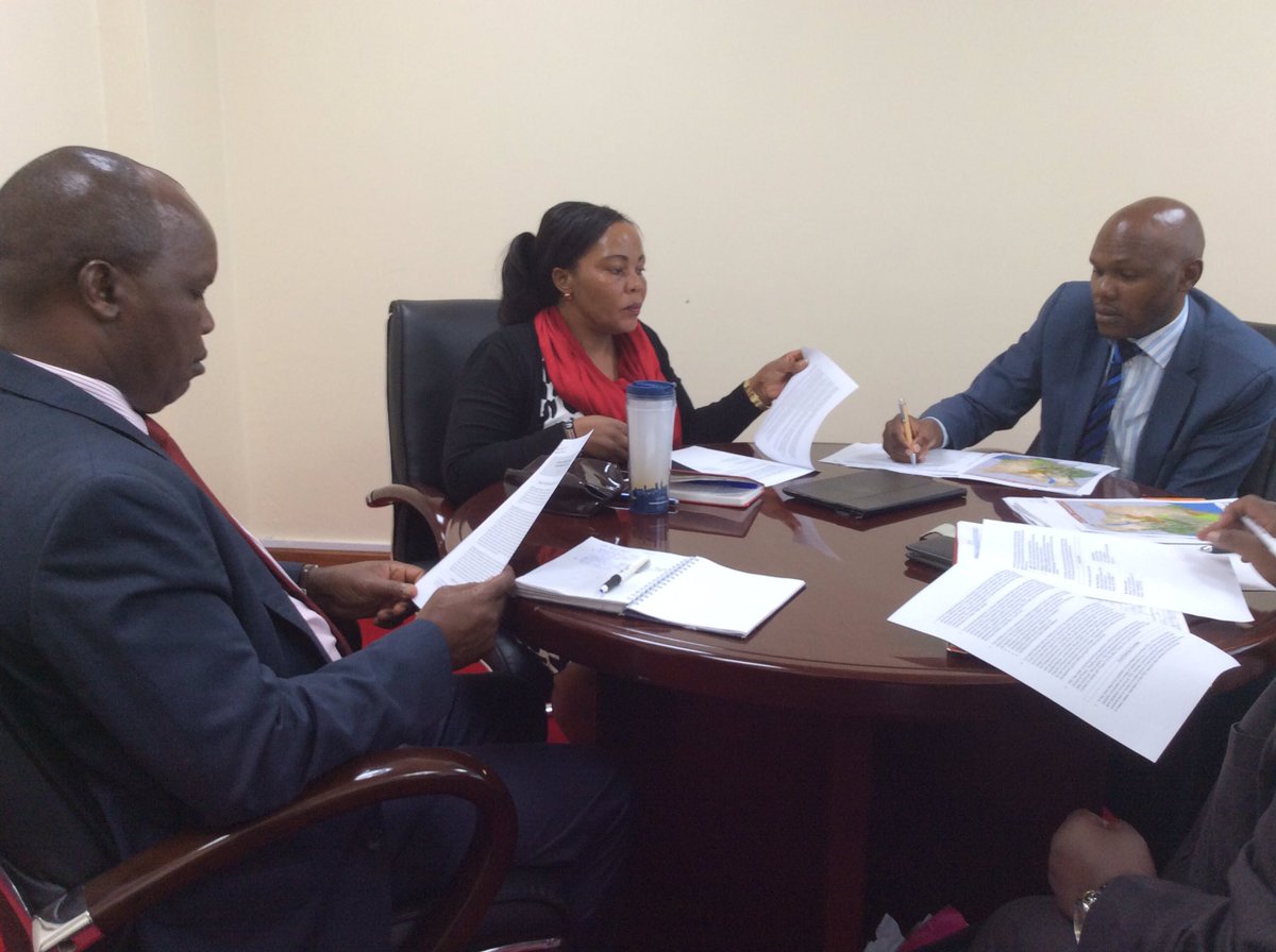 dr_mwakima's tweet photo. The team I had a meeting with in my office to work on Kenya Wildlife Conservation Trust Fund @kwskenya @Environment_Ke @MyGovKe https://t.co/ob6e4JVEYH