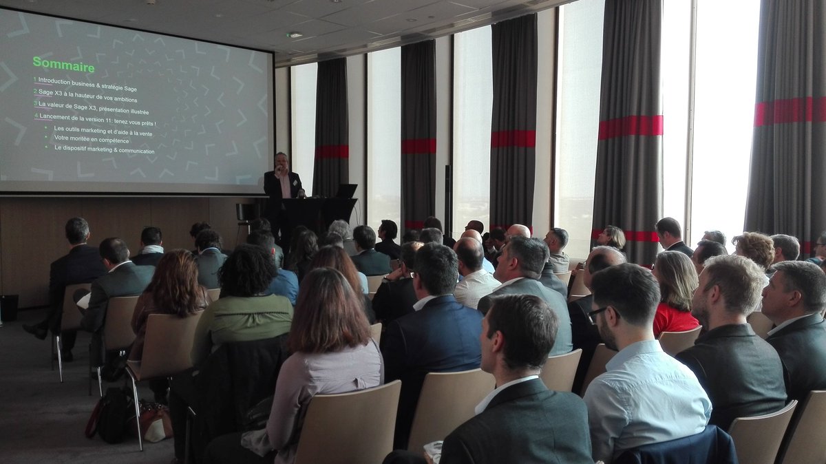 Le #TDFSageX3 c'est parti!! En live de Lyon avec tous nos <a href="/SagePartners/">Sage Partners</a> qui ont répondu présents!