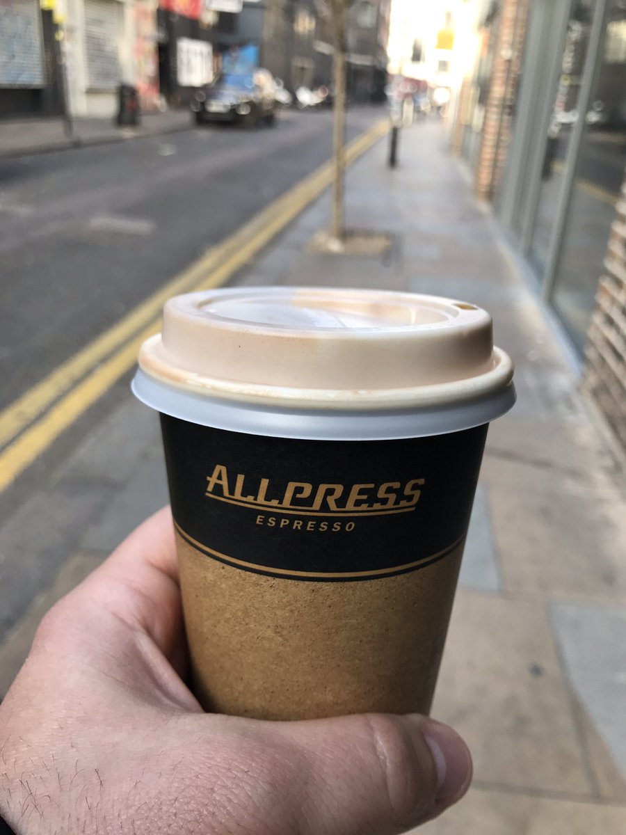 <a href="/AllpressDalston/">Allpress Espresso UK</a> don't offer "cold" loyalty cards. Instead, they offer free coffee occasionally.. with a smile. #LittleThingsMatter