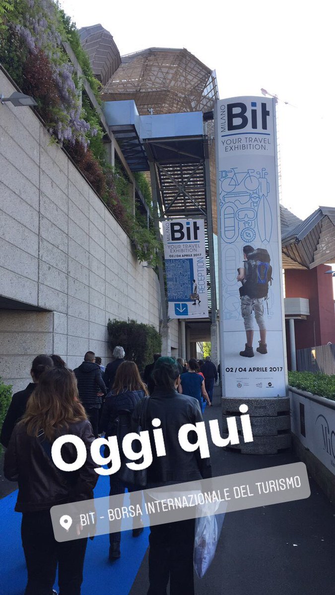 DanielaMucuta's tweet photo. Oggi sono al #Bit2017 😍 dritta verso l'area #Digital https://t.co/ey0cwUQPTt
