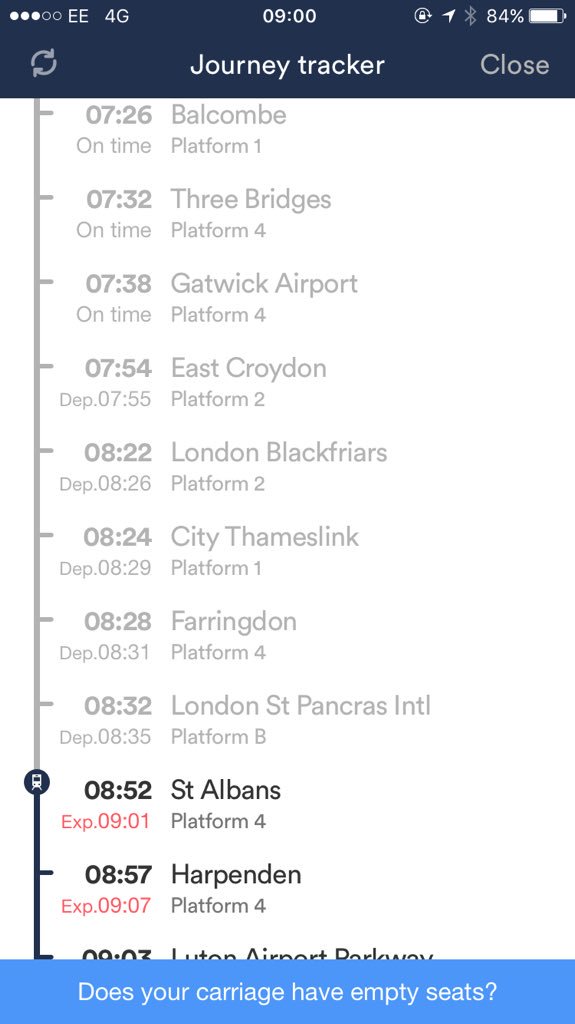 708fromhassocks's tweet photo. 3 April 2017: 4 mins late. https://t.co/NzXiJlcA04
