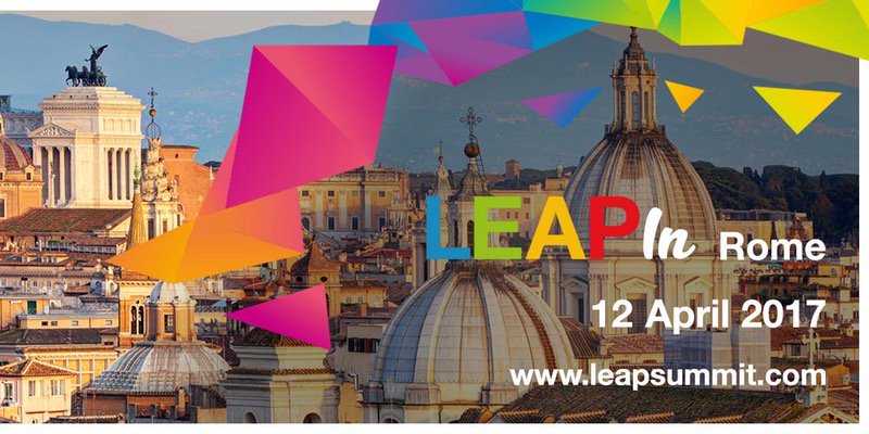 Il 12 Aprile saremo a #LEAPinRome, meeting internazionale rivolto a studenti e giovani imprenditori!

Per info: goo.gl/eChSrM