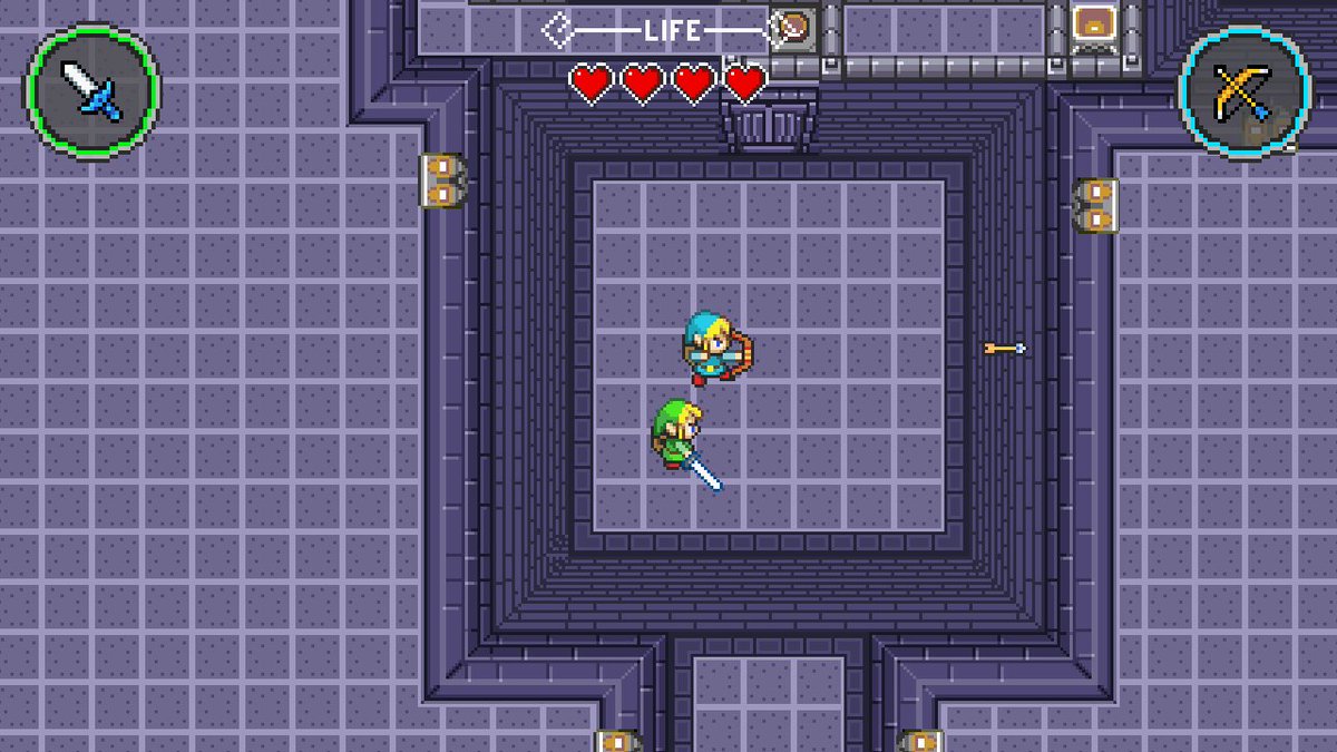 Summit_Games's tweet photo. Finally, our 0.3 release is out! Tutorial level done! #Zelda #fangame #indiedev #release #indiegame   https://t.co/sPJvYmNep8 https://t.co/7DV5N4yKM0