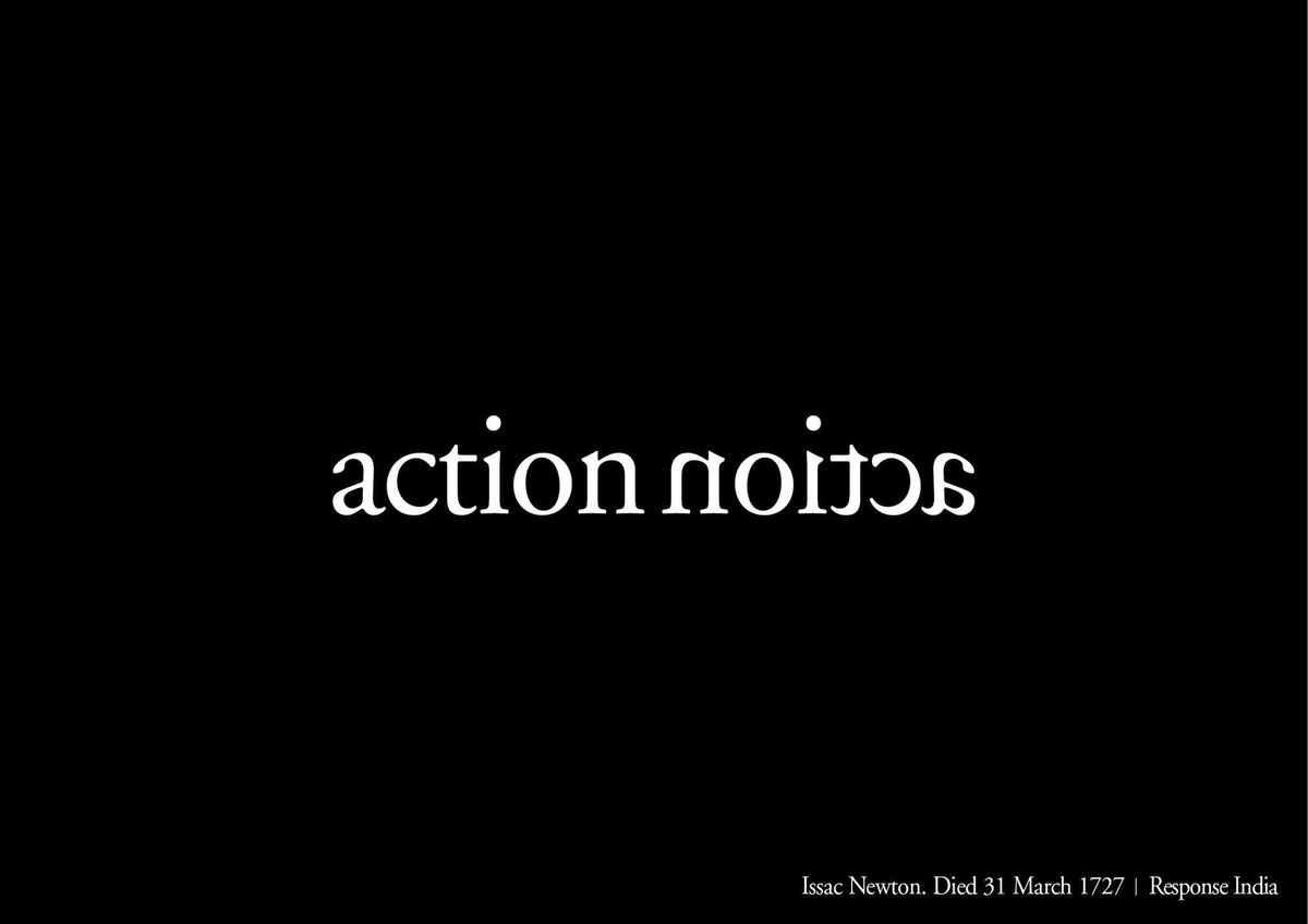 response_india's tweet photo. #ResponseIndia #LiftPosters #Newton #ActionReaction #design #ideas #creative https://t.co/gRMQV6bwSs