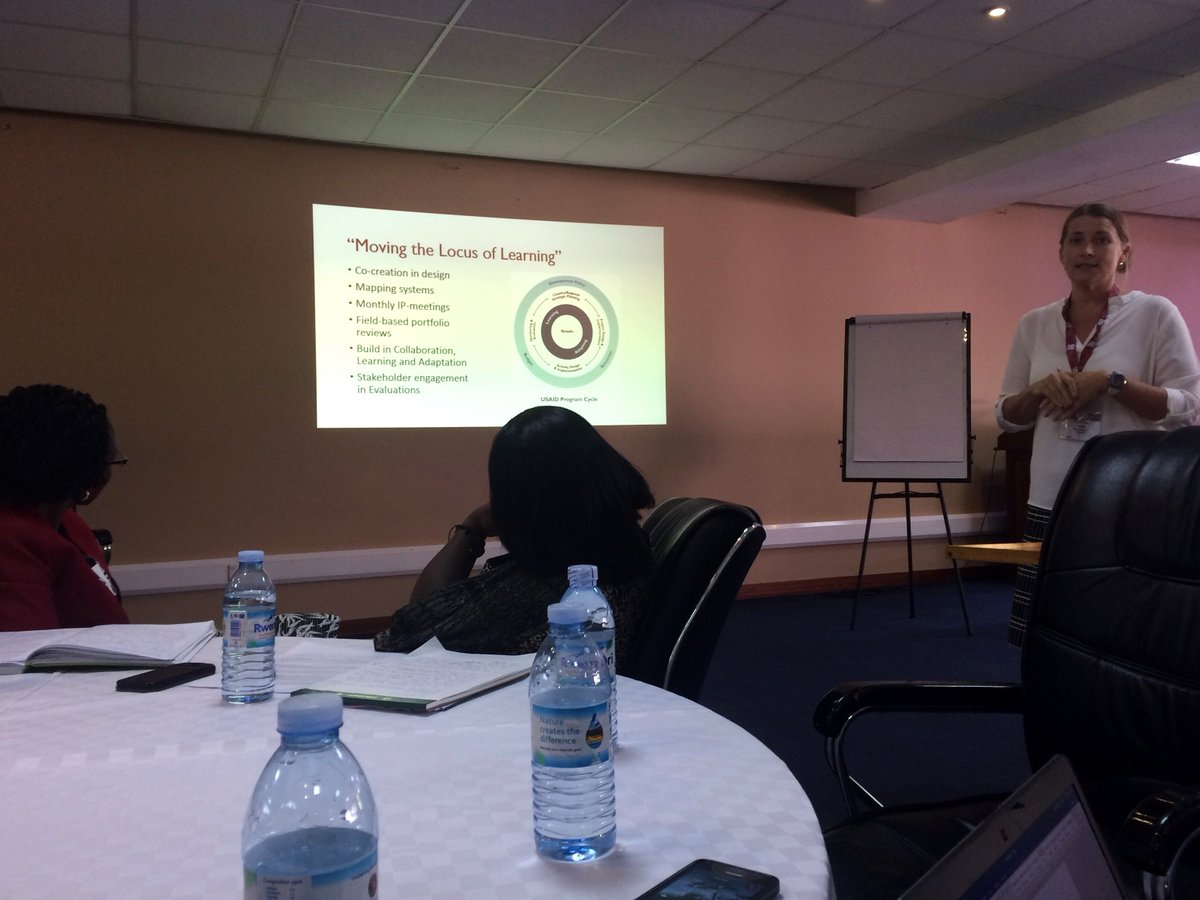 Q2Impact's tweet photo. QED's @USAIDlearning Learning Contract is Framing learning with #stakeholders using a systems approach #evaluation #AfricaEval2017#kampala https://t.co/zhpSrfJsuu