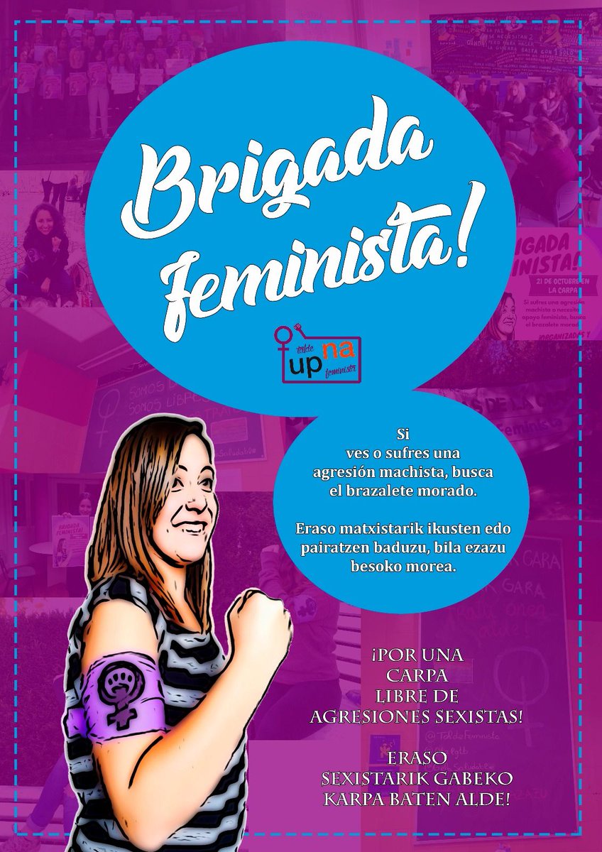 taldefeminista's tweet photo. Esta carpa volvemos más activas que nunca, vamos a estar todo el día  dentro y fuera del recinto. ¡Búscanos y no dudes en pedirnos ayuda! https://t.co/Bi5f5T6PP9