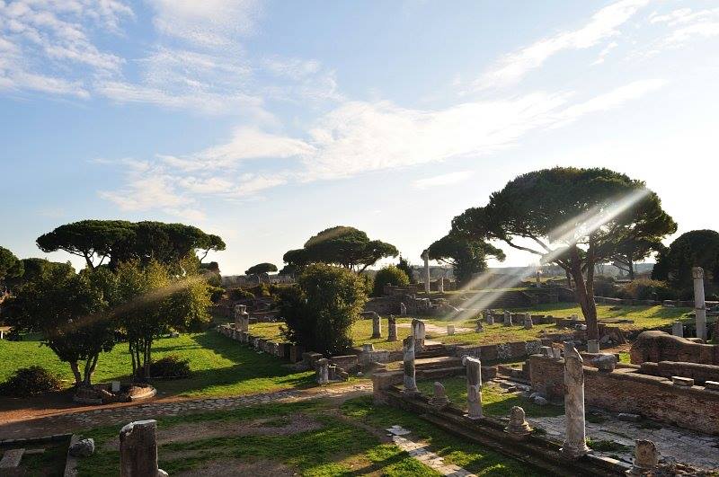 #Ostia antica, veduta dal Capitolium verso sud-ovest...
