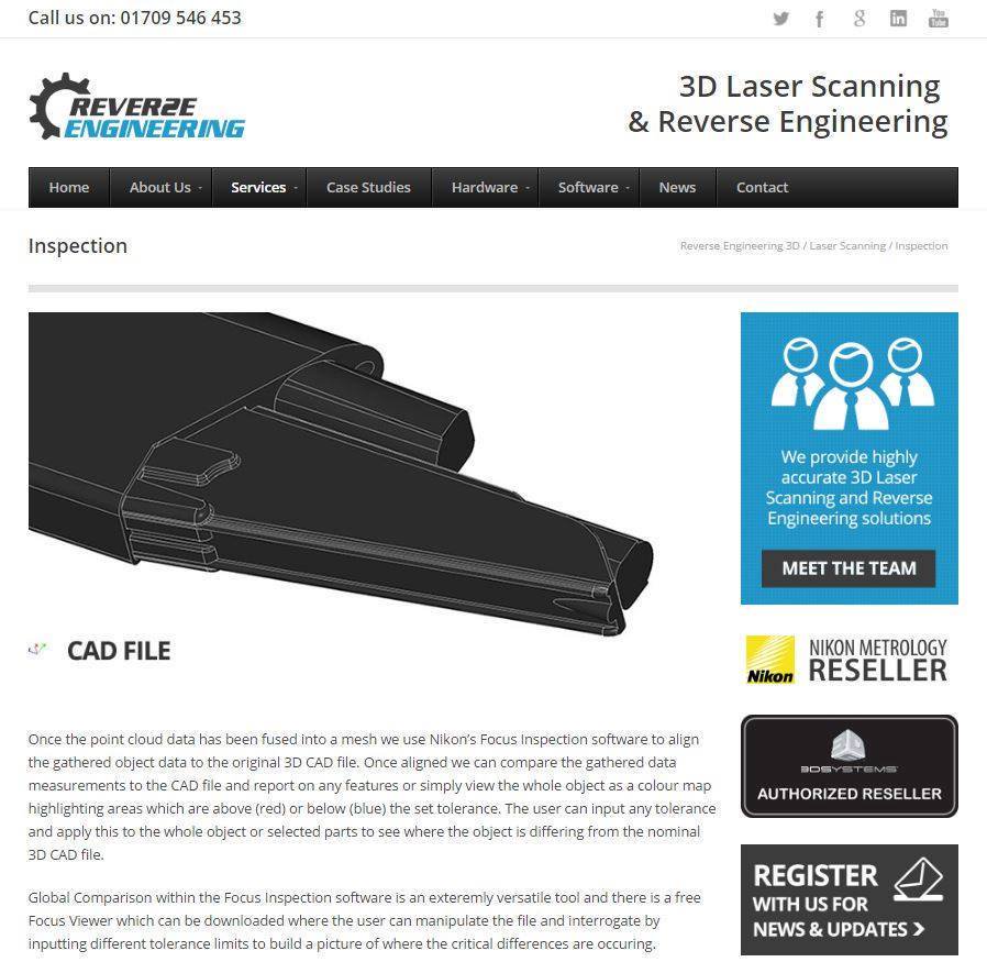ReverseEng3D's tweet photo. "We use Nikon’s Focus Inspection software to align the gathered object data to the original 3D CAD file…” https://t.co/E2tJrNrwgs #syb https://t.co/tuxoNHwLKC