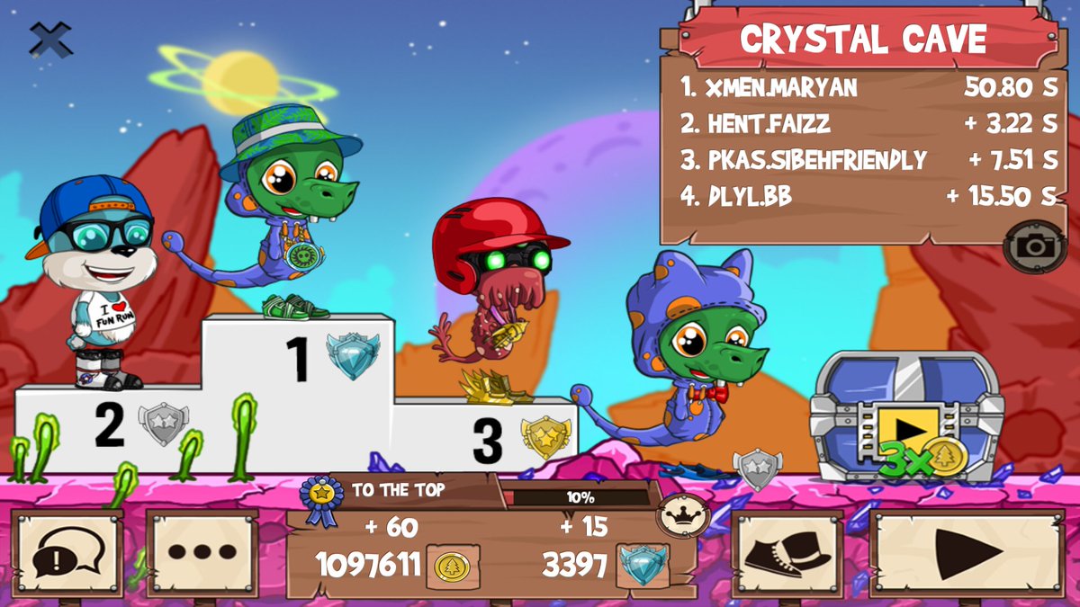 iamsweetsilence's tweet photo. Get on my level, son! #funrun2 #Faizz #SIBEHfriendly #BB https://t.co/Ud4019qPCm