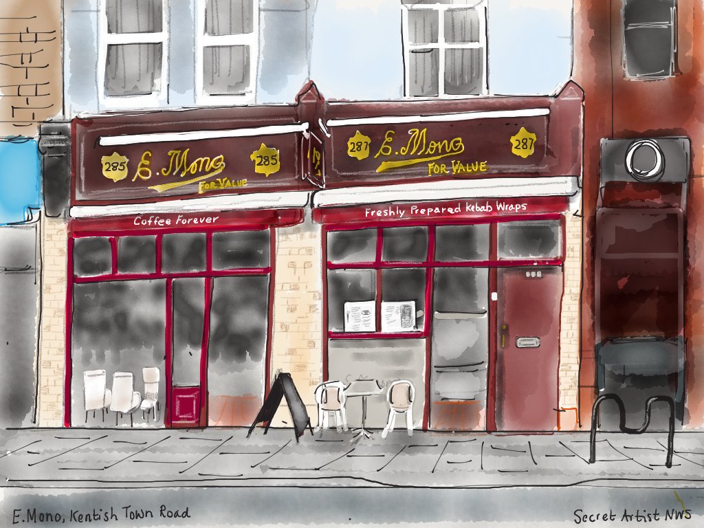 secretartistNW5's tweet photo. Love your website We have some lovely old shop signs here in #KentishTown    @ShopfrontElegy #oldshopsigns https://t.co/9ZmAleBJHR