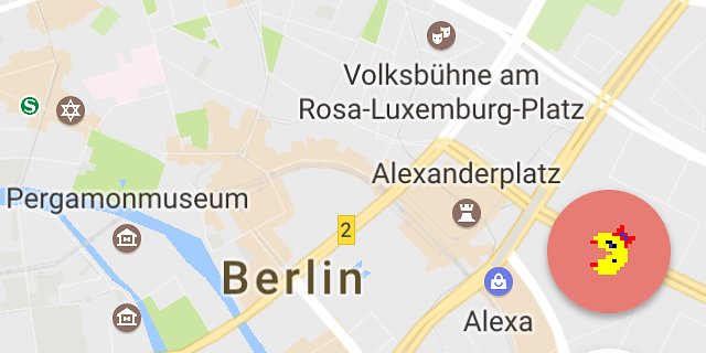 berlinerzeitung's tweet photo. Jetzt kann man mit #PacMan durch ganz Berlin jagen #GoogleMapsPacMan https://t.co/9Agz8EHWKe https://t.co/eQMIkqAurA