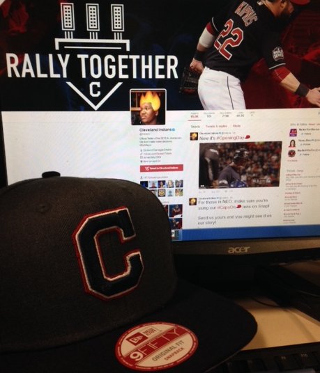 Dmaloneytv's tweet photo. It's opening day. We're talking the #CapsON campaign &amp; details Tribe fans need to know ahead of 4/11 Home Opener. Join us @cleveland19news https://t.co/oOAa8z6KR6