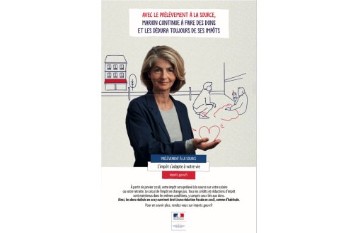 generosites's tweet photo. .@_Bercy_ lance 1 campagne sur le prélèvement à la source &amp; met en avant le maintien des réductions d'impôt pr dons https://t.co/z7uHLsPVEM https://t.co/EgG0PEcni5