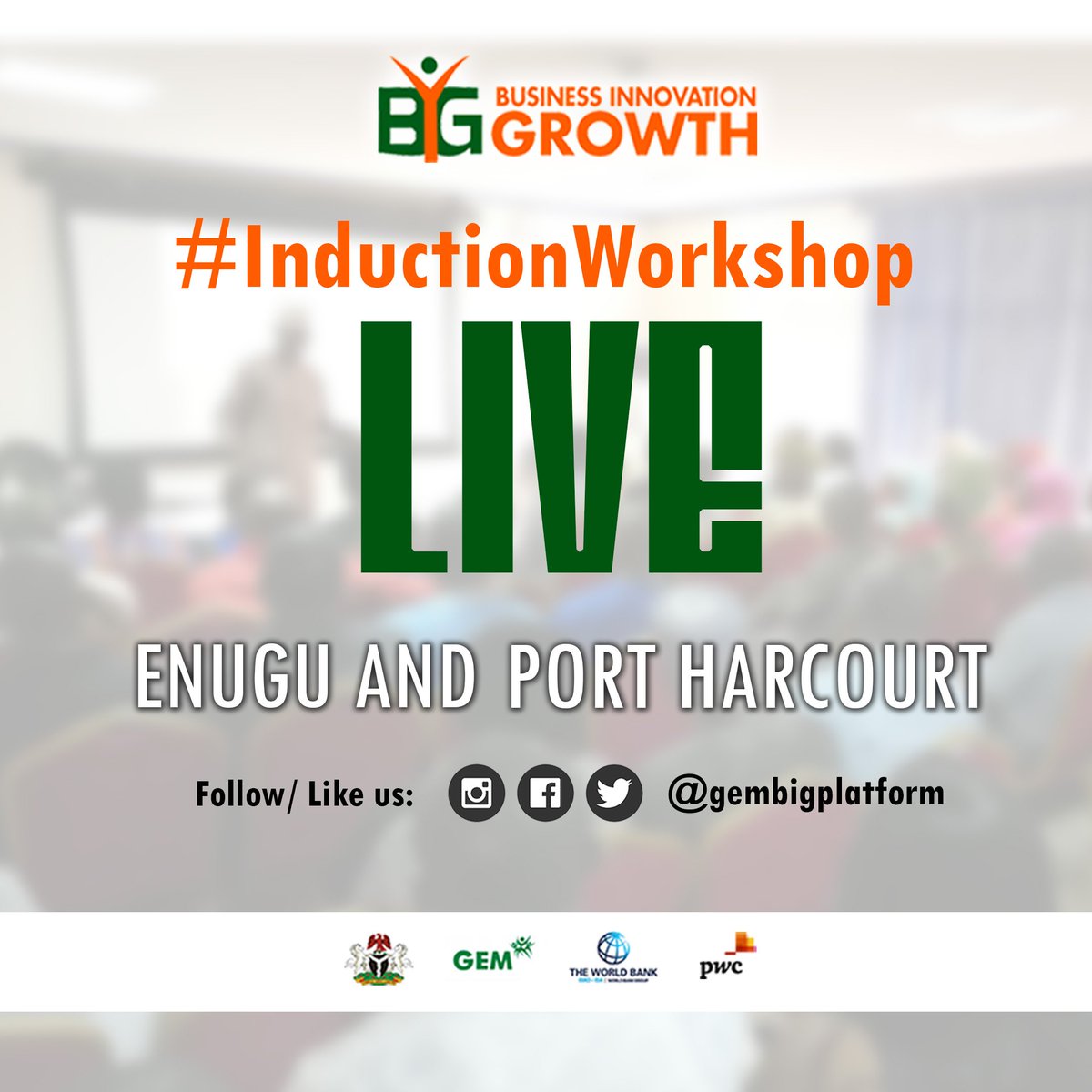 GEMBIGPlatform's tweet photo. #Enugu and #Portharcourt #InductionWorkshop kicks off TODAY! Its time to empower MSMEs in these cities and also help them grow. Stay tuned. https://t.co/ns9hA97jdx