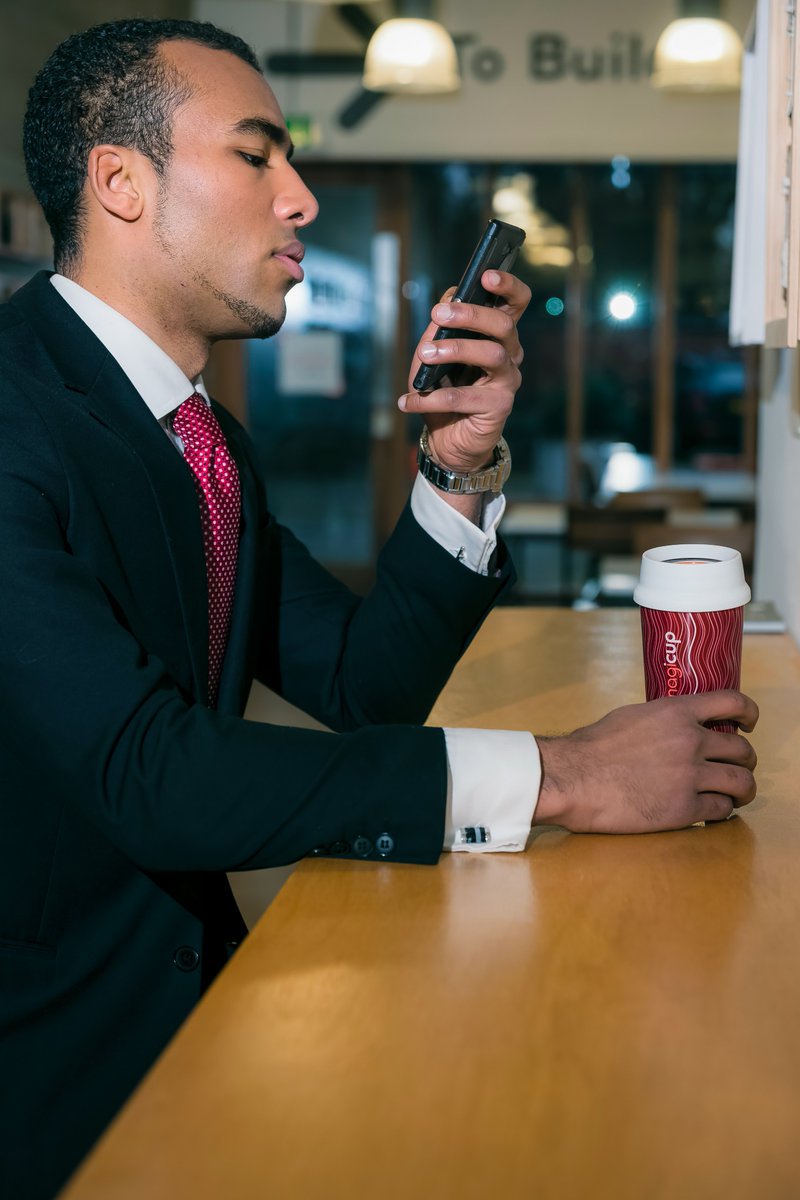 Monday morning rituals. You wouldn't drink hot coffee through a straw so why choose a lid with a small hole? Magicup, 360* natural drinking