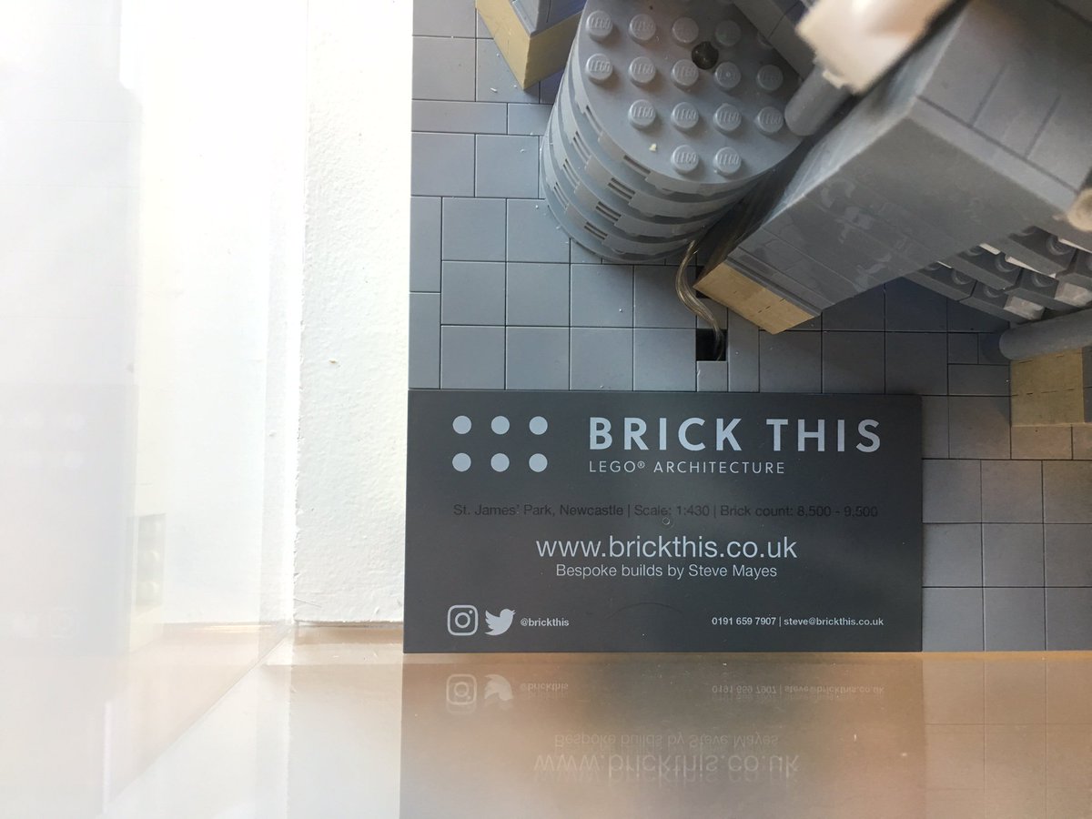 So excited to have this lego model of St James' at reception all week! Enter a raffle and it could be yours!  bit.ly/2ozQDsi