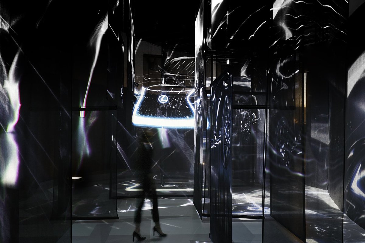 Lexus_EU's tweet photo. Press preview of #LexusYet installation at la Triennale at #MilanDesignWeek opens today from 11am until 6pm https://t.co/4BD7rzGAVf