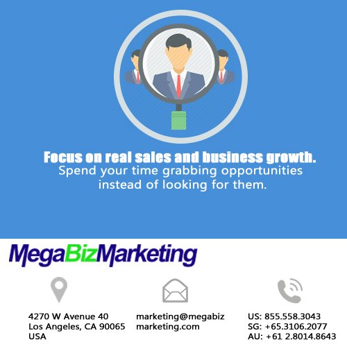 MegaBizMktg's tweet photo. Visit our website https://t.co/RvXLup6u0m #ITTelemarketing #AccountingLeads #B2BLeads #SalesLeadGeneration #InsideSales #SoftwareLeads https://t.co/OgXd6wwuvQ
