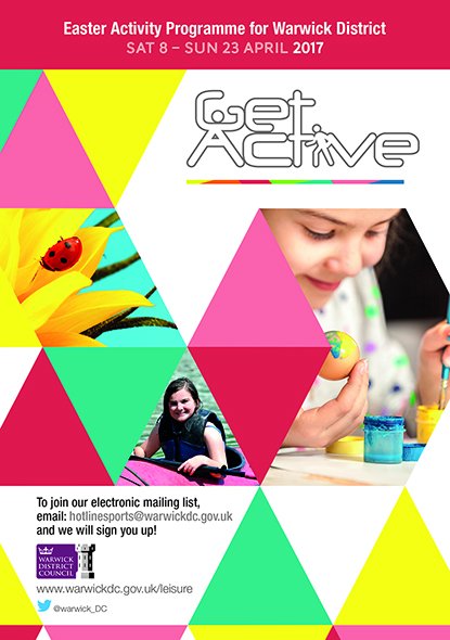 wdcleisure's tweet photo. The #EasterHols are just around the corner &amp; we have a range of activities across the District in our activity guide https://t.co/se8QxwpDEO https://t.co/YQ3O1RYIxf