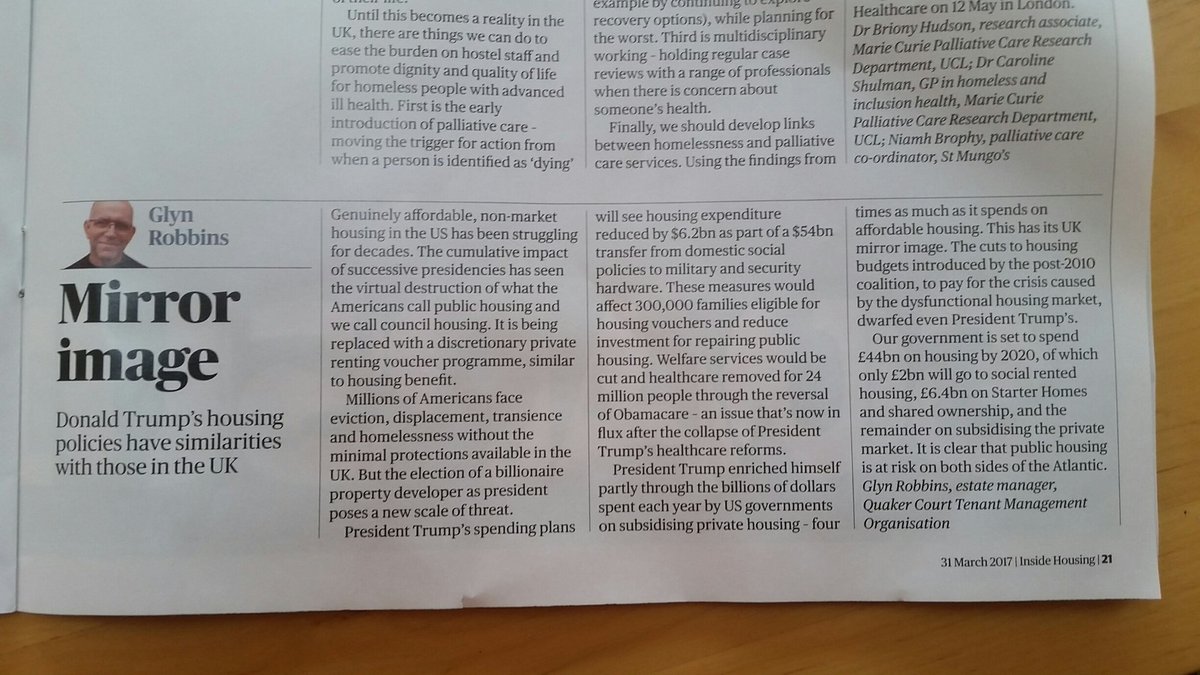 A very brief summary of the growing threat - on both sides of the Atlantic #decenthomesforall #marchforhomes2