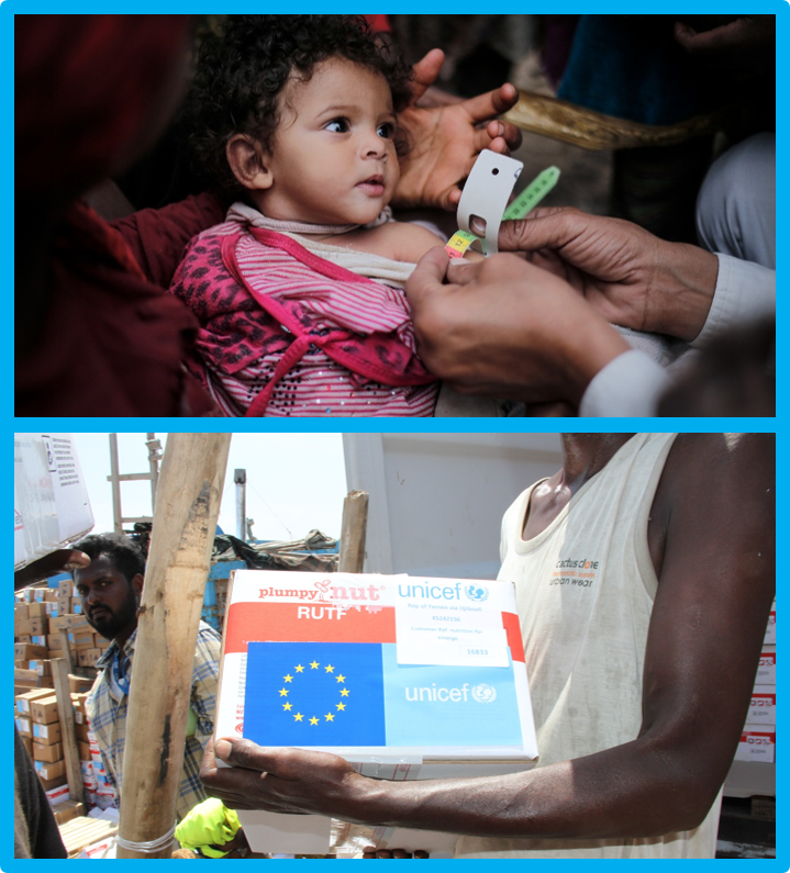 UNICEF_Yemen's tweet photo. With @eu_echo support we continue to provide health and nutrition services despite the ongoing war. #YemenNeglected https://t.co/k9Dq0VdvPb