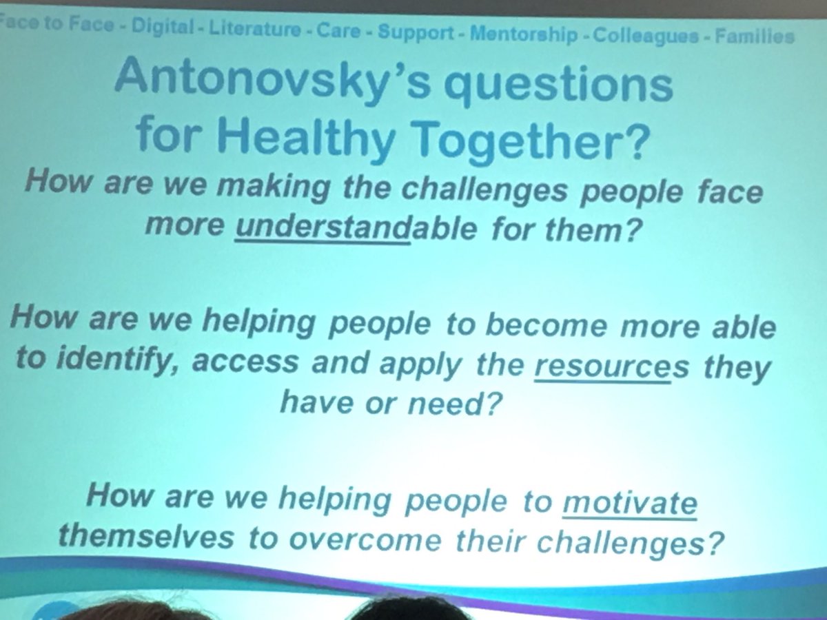 traychippa's tweet photo. @marobertsuk Culture. Family. Education. Friends. Family. Money. Shelter. Self-esteem. Faith. Health.
#SenseOfCoherence #HealthyTogether https://t.co/2PdHFq622u