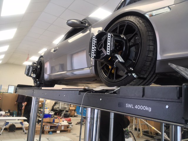 Pro_Align's tweet photo. #mondaymotivation Ahead of a track day @SpaFrancorchamp a keen customer having an alignment completed #fourwheelalignment #trackday #porsche https://t.co/dCZL7KK5j0