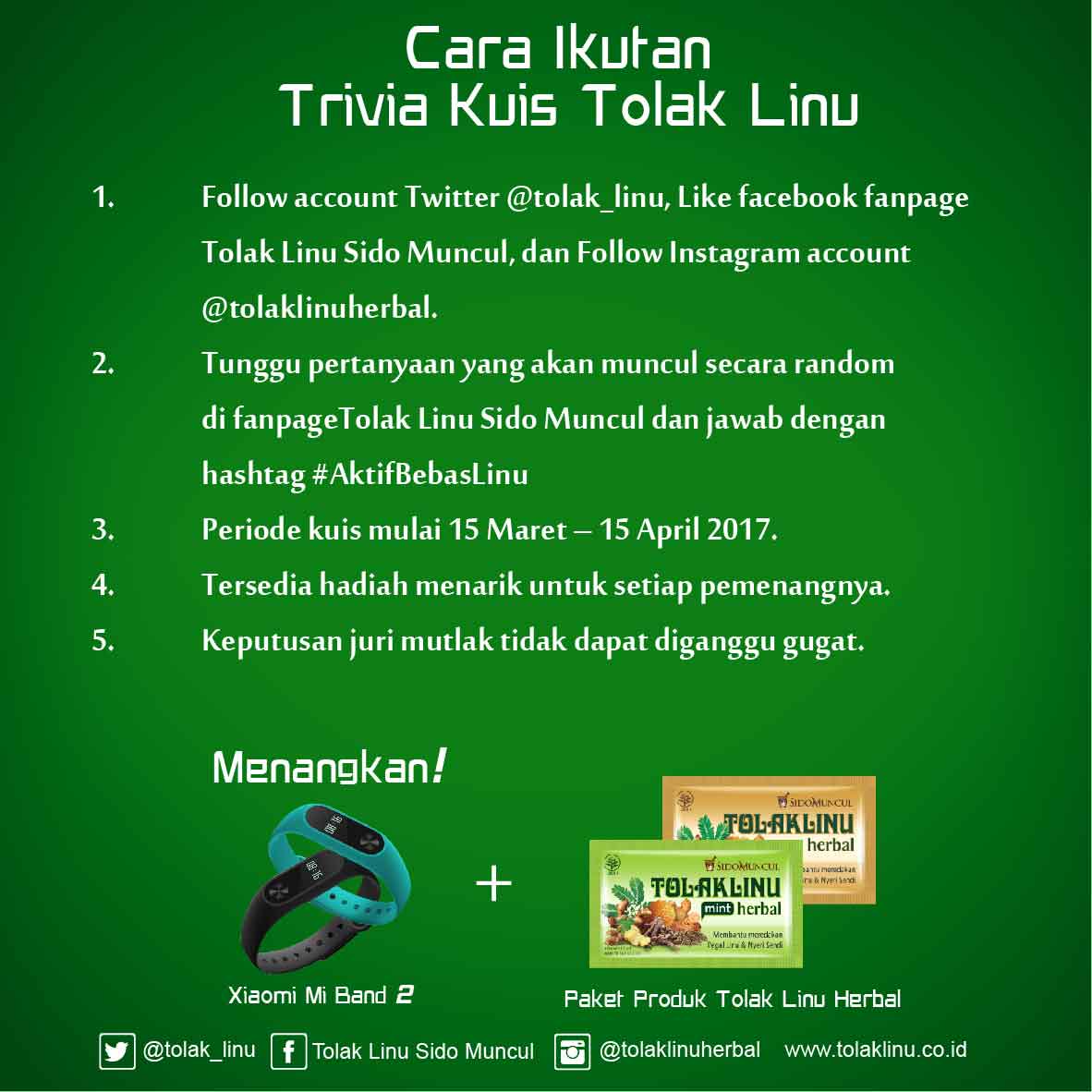 Tolak Linu tweet media