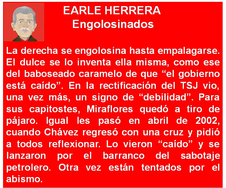 virgendervalle's tweet photo. EARLE HERRERA Engolosinados Lo vieron caído y se lanzaron por el barranco del sabotaje petrolero #LeninYaGanó #3Abr https://t.co/TLuOegpbHe