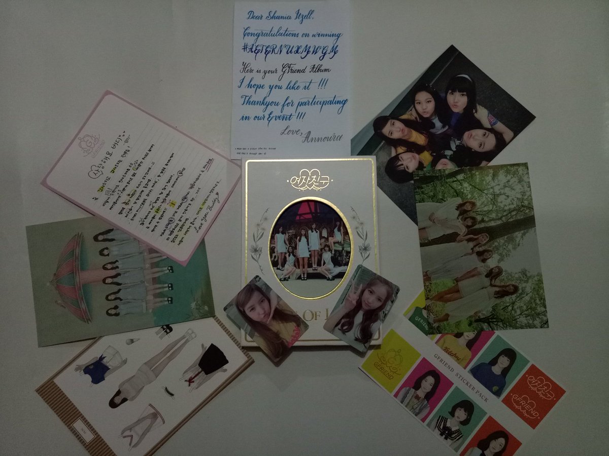 scardacelin's tweet photo. Album GFriend-nya udah nyampe!! Thank you Annoura, AETERNUXM♡ https://t.co/meNKIA4xO8