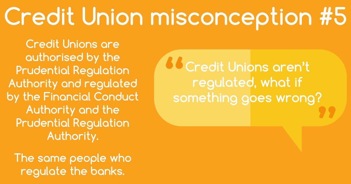 Thistle_CU's tweet photo. Credit Union misconception #5 – Credit Unions aren’t regulated…

Wrong! Credit Unions are authorised and regulated. #CreditUnion https://t.co/qFmM4tRHd4