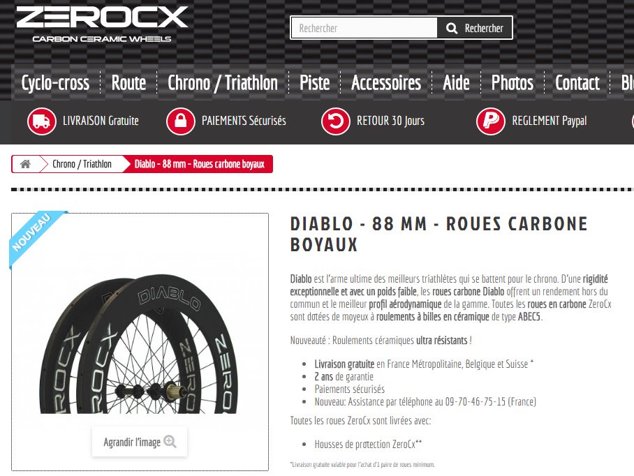zerocx_fr's tweet photo. La nouvelle arme pour le #triathlon -= Diablo 88mm =- Roues carbone by #ZeroCx https://t.co/4qZXmJylbl #cyclisme #tri #ironman #velo https://t.co/dv935jPU10