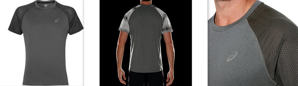Īpašais piedāvajums vīriešiem no ASICS jaunās kolekcijas. Tops ar atstarojošām piedurknēm no 49,99euro tagad 34,99euro