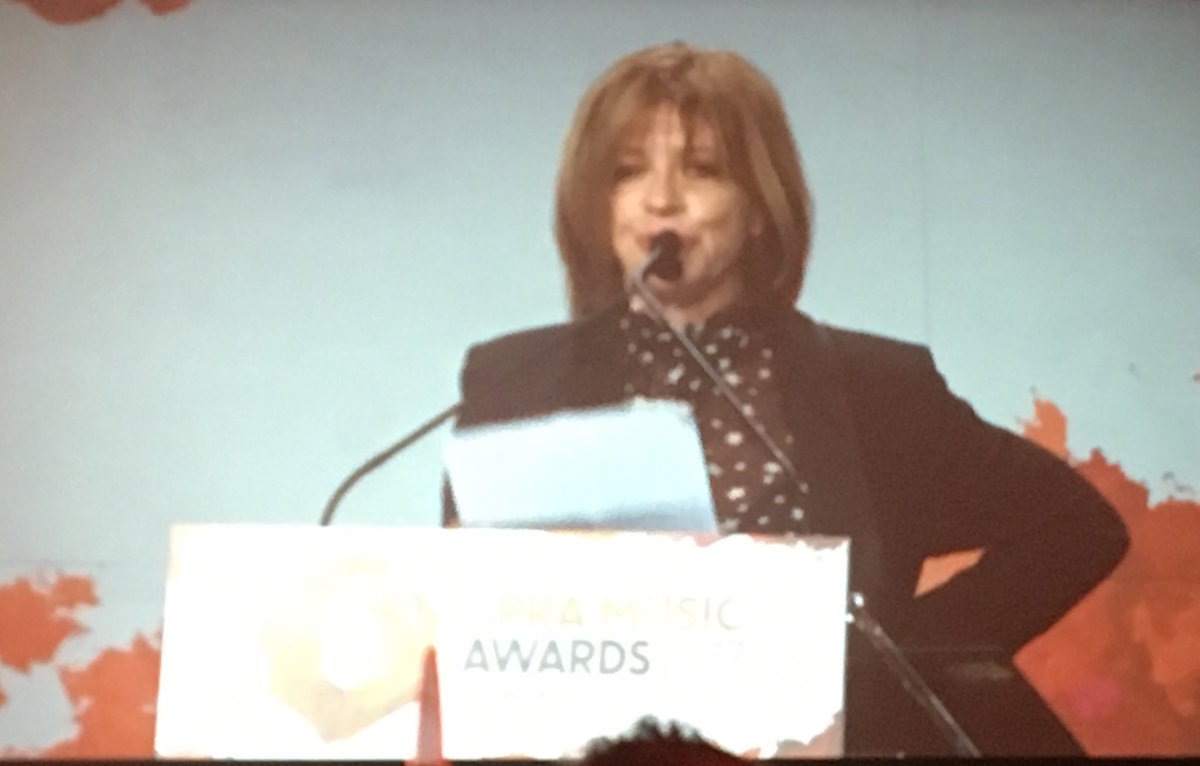 Our Chair, the wonderful Jenny Morris kicks off the #APRAs <a href="/APRAAMCOS/">APRA AMCOS</a>