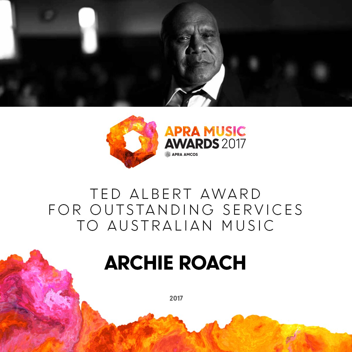 Ted Albert Award for Outstanding Services to Australian Music goes to national treasure <a href="/archieroach/">Archie Roach AM</a> #APRAs