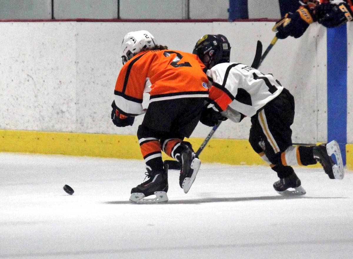 Himes412's tweet photo. What a difference a year makes. Last season, this player blew by #2. Yesterday #2 out-skated him on this play! #workethic #work2improve https://t.co/WFqq6tjhkz