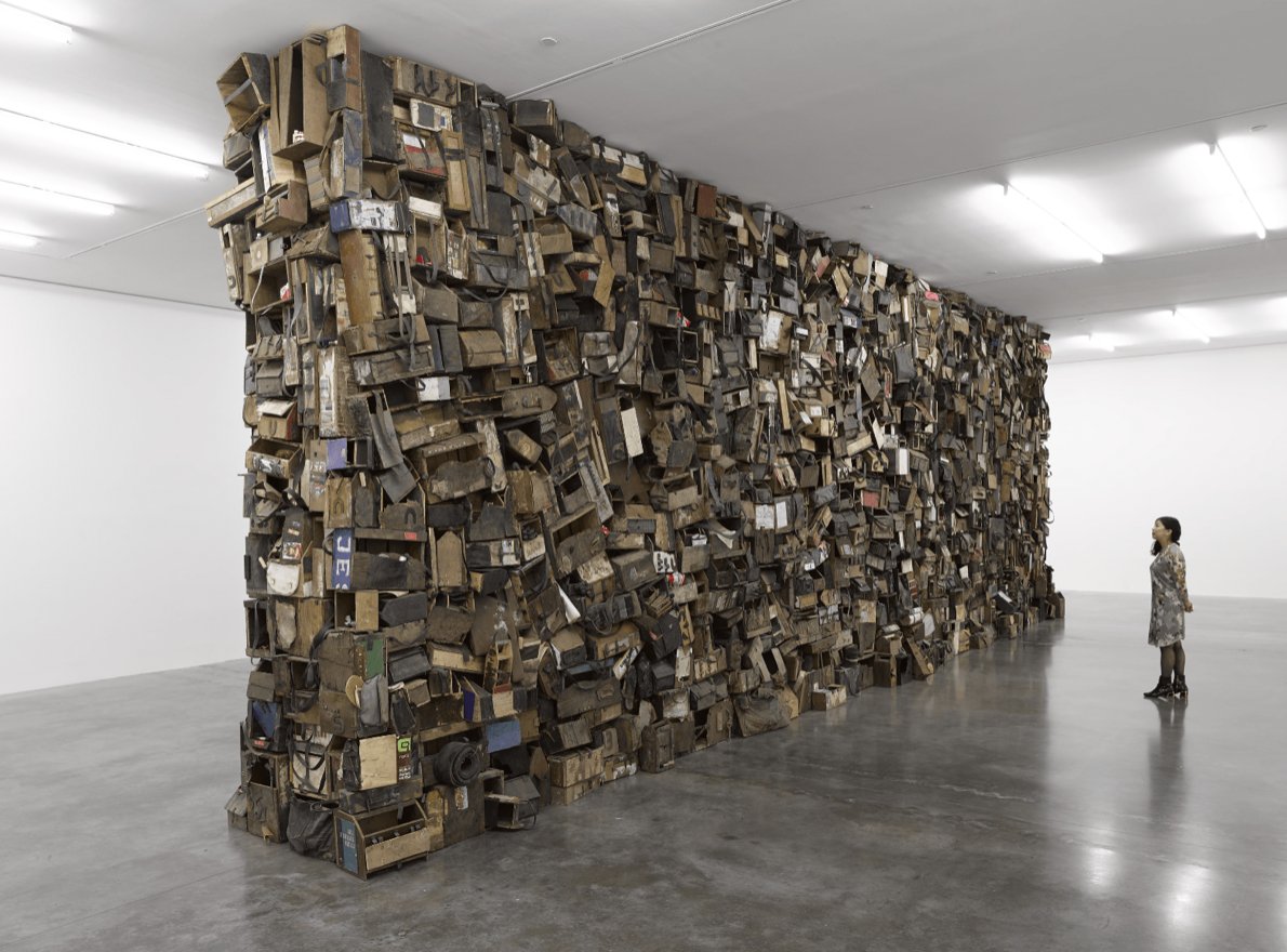 ART | Ibrahim Mahama; Fragments at White Cube: candidmagazine.com/ibrahim-mahama… #whitecubegallery #art