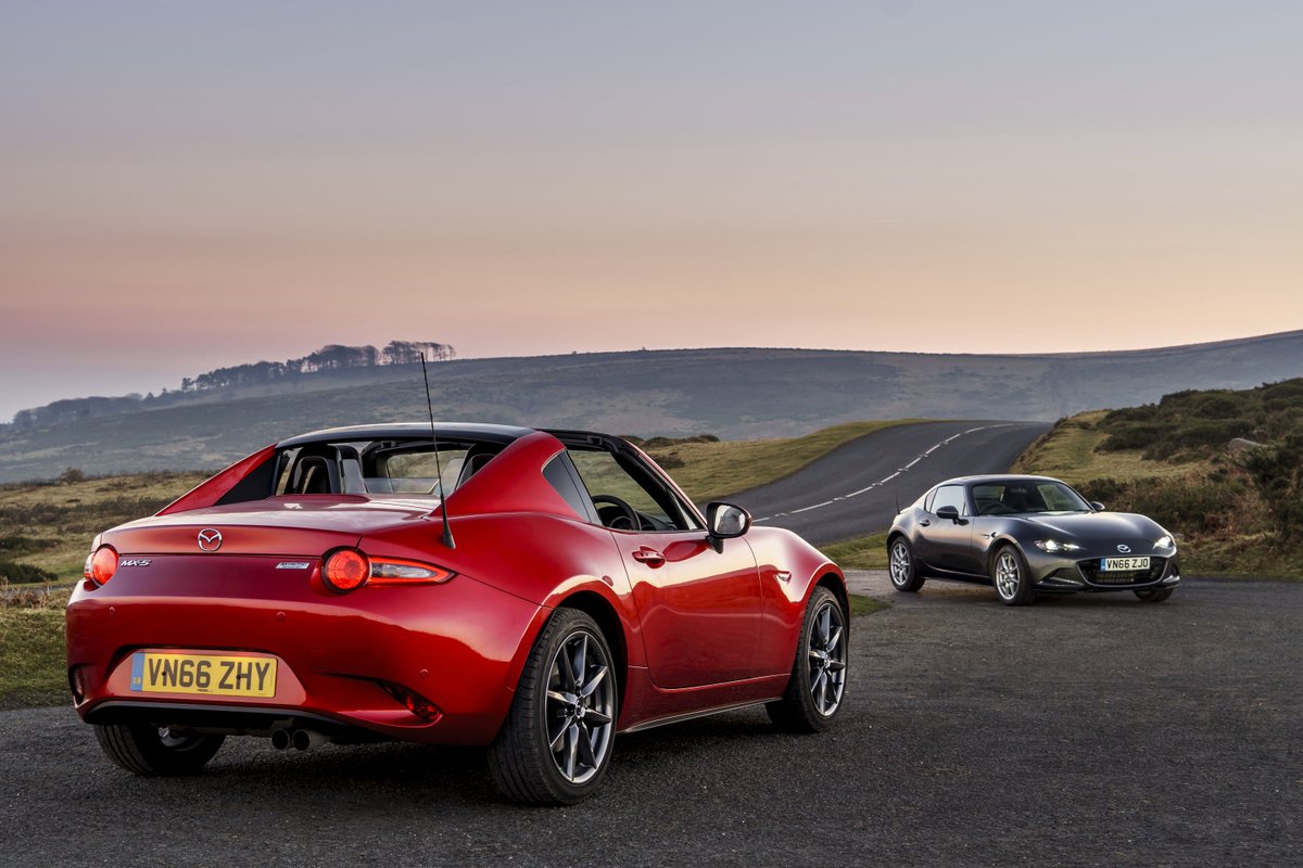 mazdaukpr's tweet photo. The all-new Mazda MX-5 RF has won a prestigious @reddot Design Award. https://t.co/fp46LSyl2M https://t.co/s5DclTn9CI