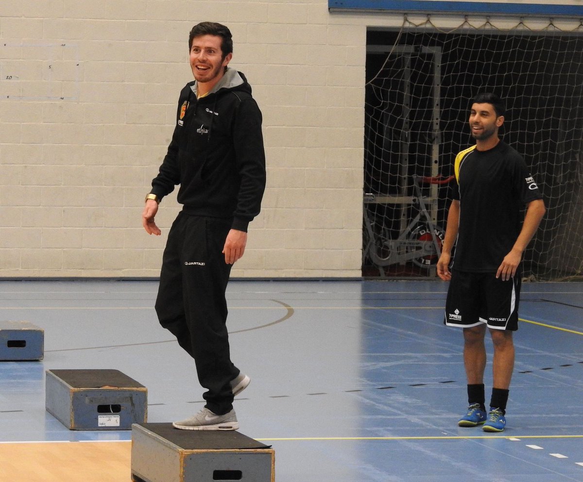 VEeckhoudtKevin's tweet photo. In full preparation for the European Championship of 2018! Next up is the Mundialito Cup at Novarra, Italy! 🇧🇪 #futsal #belgium #preparation https://t.co/Ddx7i6TrAs