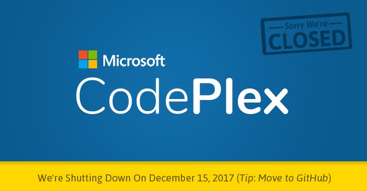 TheHackersNews's tweet image. #Microsoft is Shutting Down #CodePlex Open Source Repository, Asks Devs to Move to #GitHub thehackernews.com/2017/04/codepl… #infosec #programming