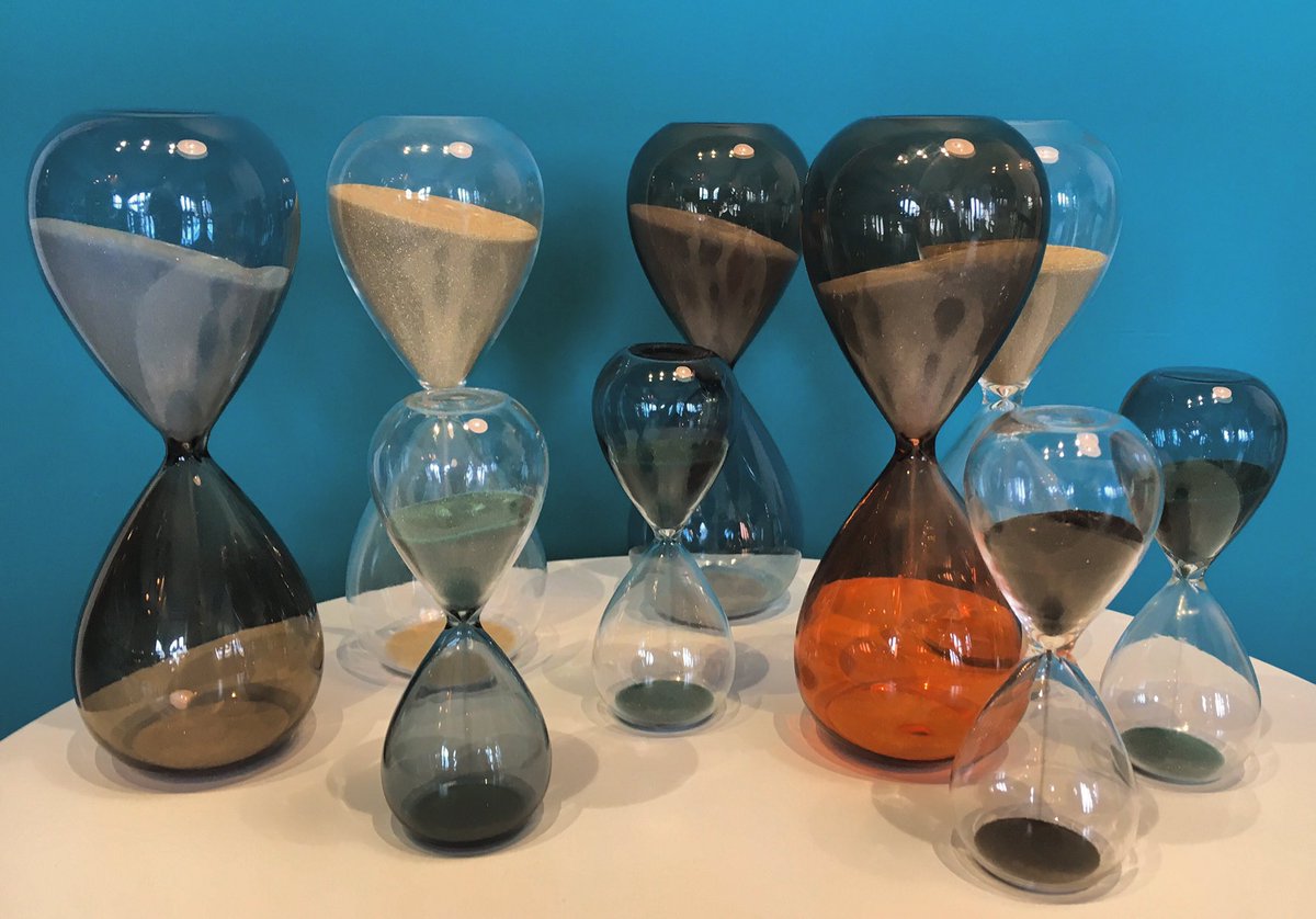 From the Design Studio at HAY, a contemporary twist on a classic product. Get yours before time runs out! #danishdesign #hourglasstimer #tls