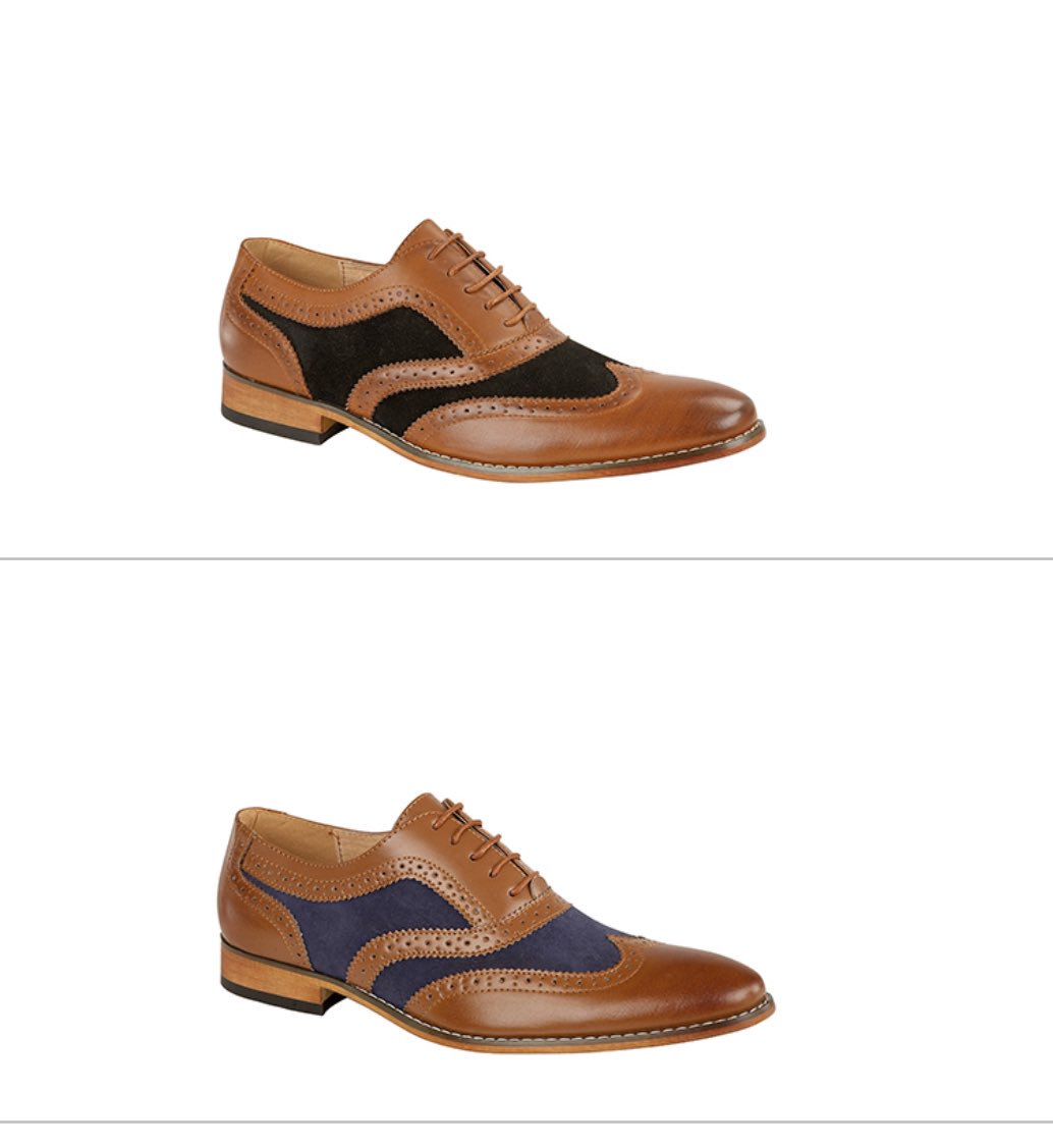 Fantastic shoes arriving shortly in our men's suit hire <a href="/louisgeorgehire/">Louis George</a>