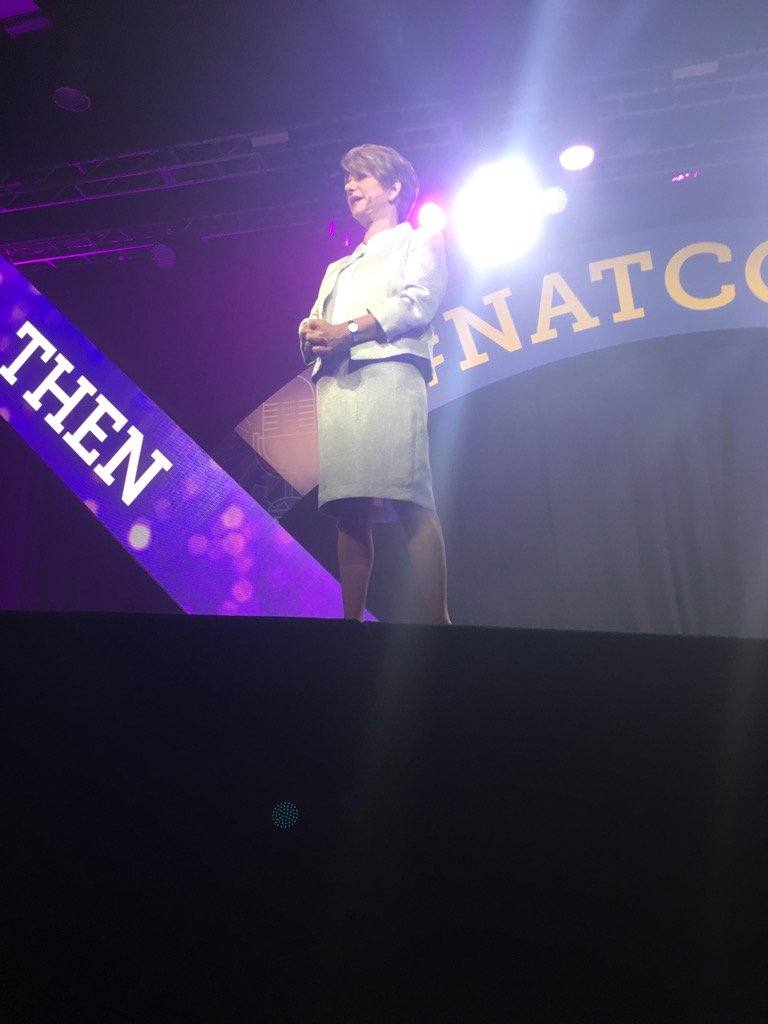 WoodlockAssoc's tweet photo. #NatCon17 speaks TRUTH!  Thanks Linda https://t.co/1tvkW8qKZp