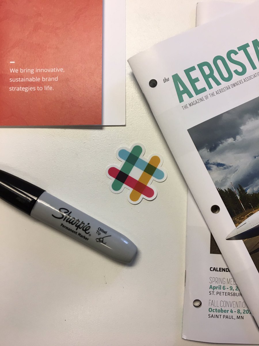 SAPIENbrands's tweet photo. Big thanks to @SlackHQ for sending us some merch in the mail today! #Slack https://t.co/SuXQ29vO5I