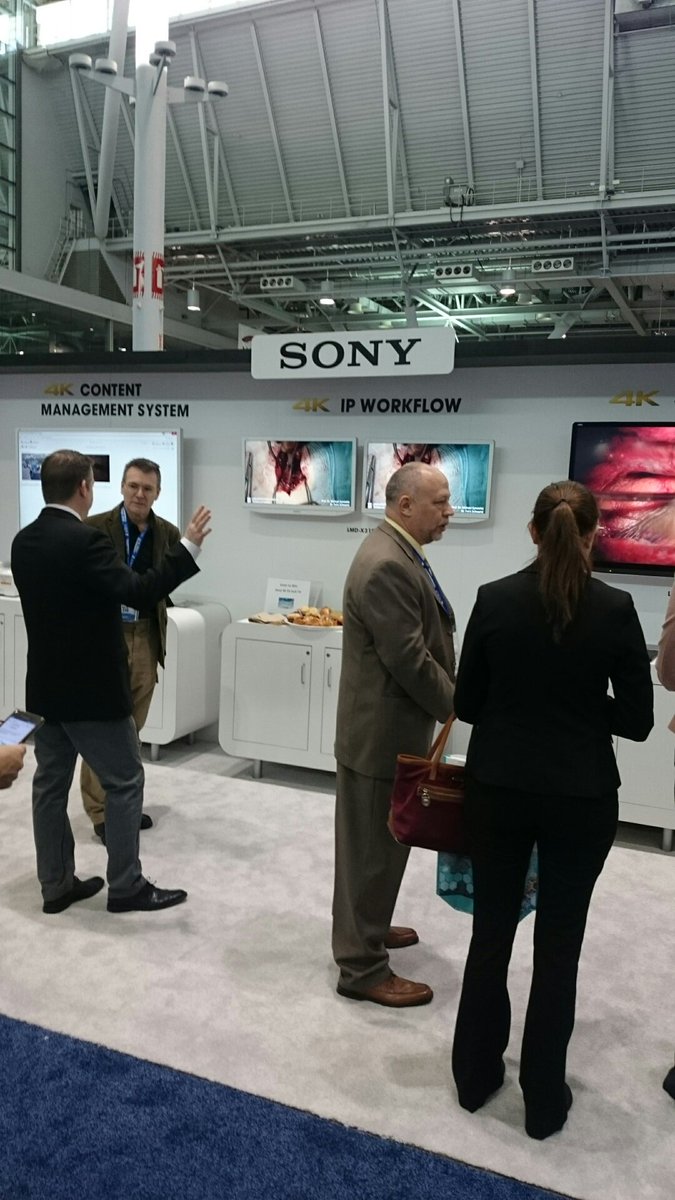 SonyProUSA's tweet photo. Through tomorrow, #SonyMedical is showcasing the latest #medtech innovations in booth 1860 at @aorn's #AORN2017 in Boston https://t.co/4de73WUiso