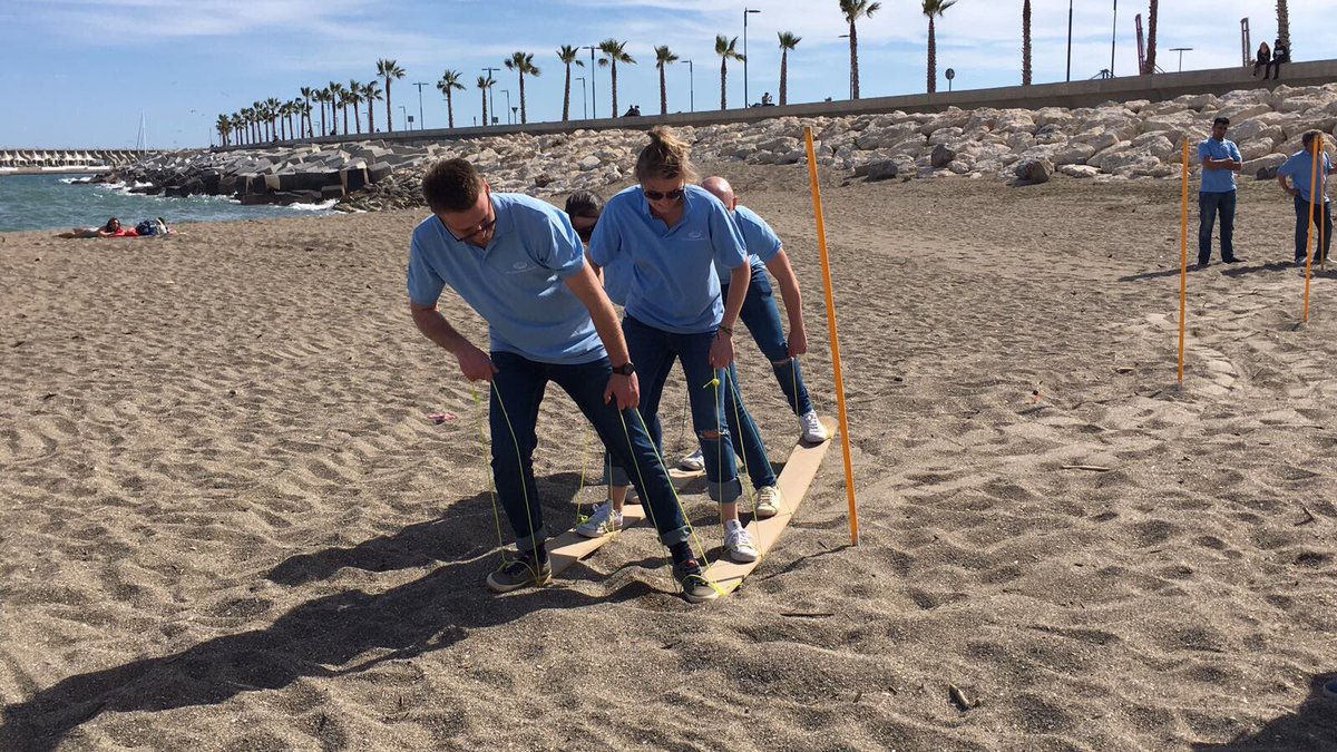 ExperienciasDep's tweet photo. Hoy estamos disfrutando de un maravilloso Team Building en Málaga. ¡Empezamos! https://t.co/rn9g81HiEL
