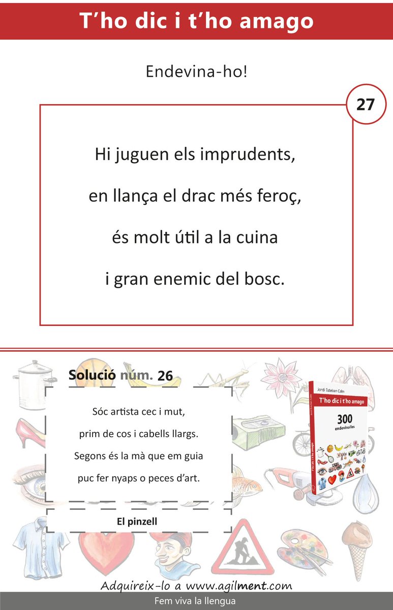 L'endevines? 
T'ho dic i t'ho amago