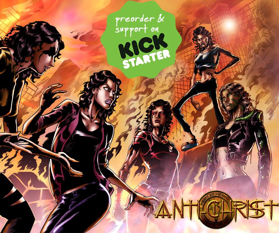 The Anti-Christ is officially live on #Kickstarter. Check out the awesomeness. #AntiChrist #Crowdfunding kickstarter.com/projects/drenp…