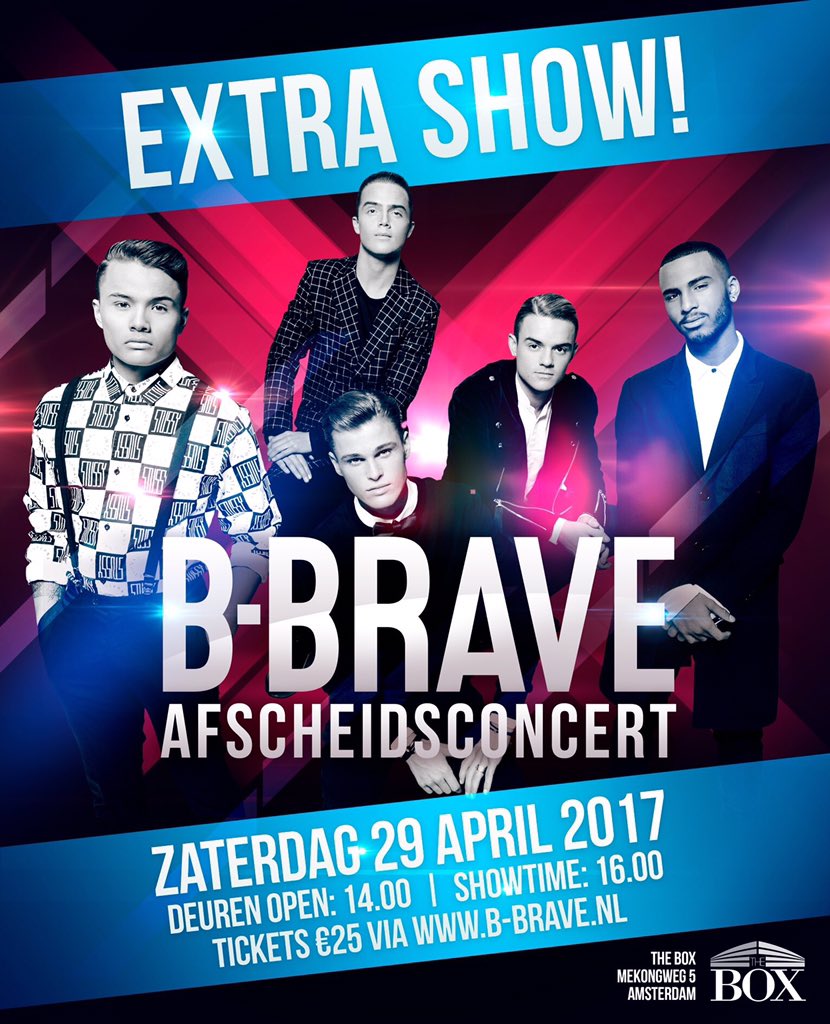 Laatste kans om ons live te zien..! B-Brave.nl