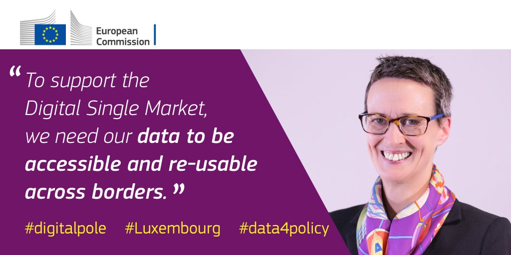 EU_DIGIT's tweet photo. We need free movement of #data, says @GIngestad closing the #data and #digitalpole discussion with @Ansip_EU & @Xavier_Bettel in Luxembourg https://t.co/kpkyoyLt3i